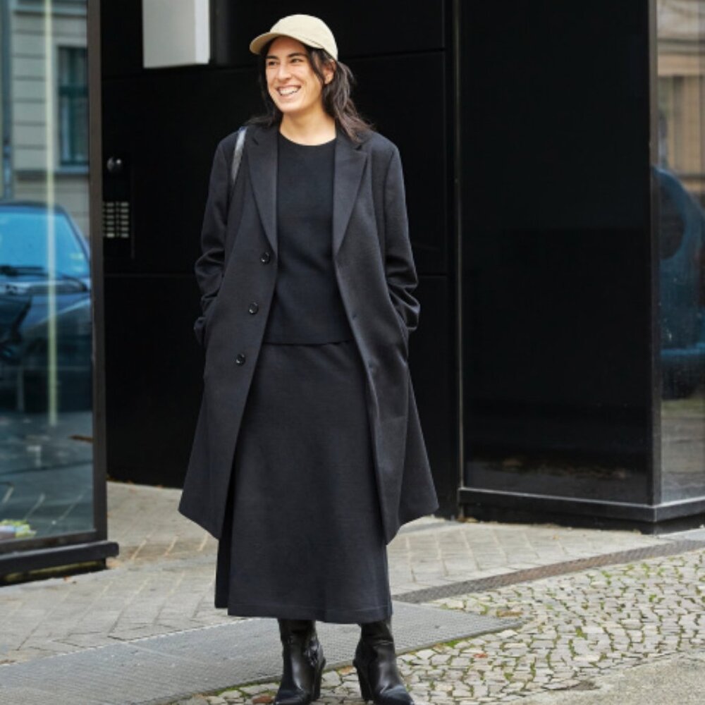 Uniqlo Wool Cashmere Chesterfield Coat